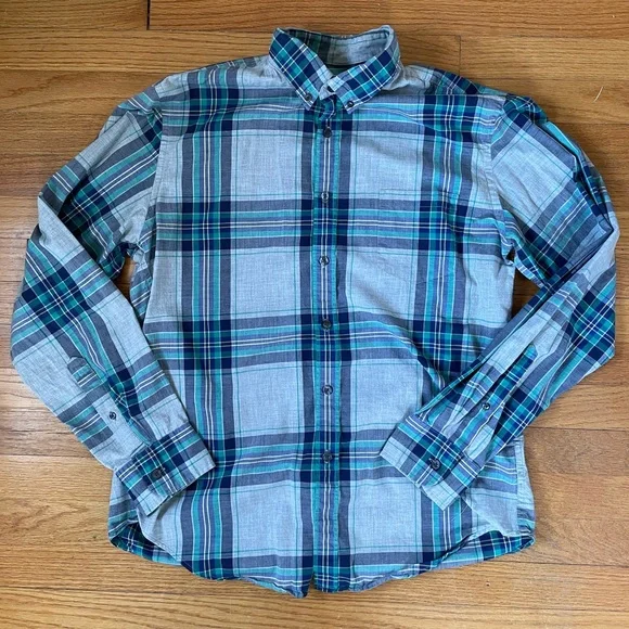 JCrew men’s woven button down - Picture 1 of 5